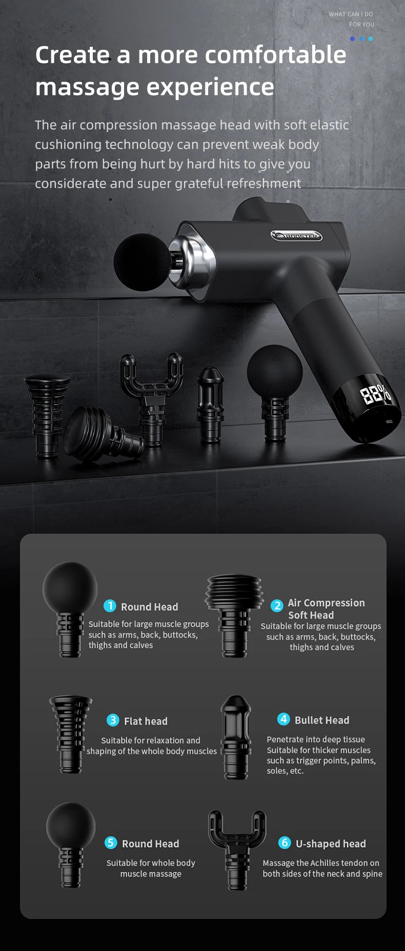 Booster M2-D Deep Tissue Massage Gun Portable Relaxation