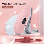 Pink Electric Waist Massage Heating Belt for Abdominal Relief