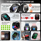 ECG+PPG Smart Watch with AMOLED Display and Health Tracking