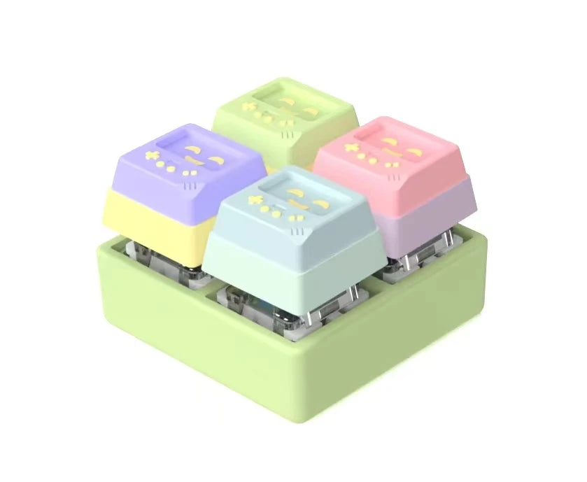4Keys Mechanical Keyboard Anti-stress Keychain Toys