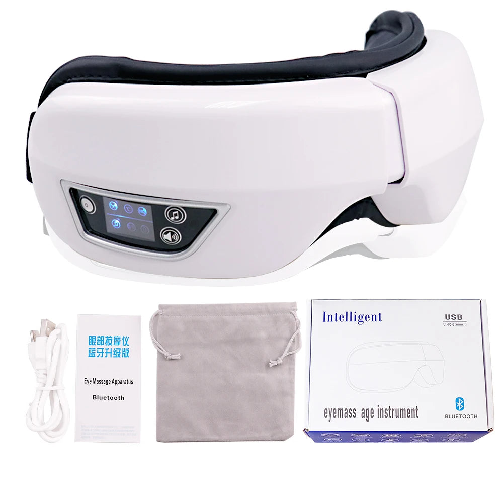 Smart Eye Massager with Bluetooth Music and Air Compression