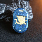 Shark Mechanical Fidget Slider Metal Stress Relief Toy