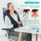Shiatsu Neck and Shoulder Massager with Heat and Kneading