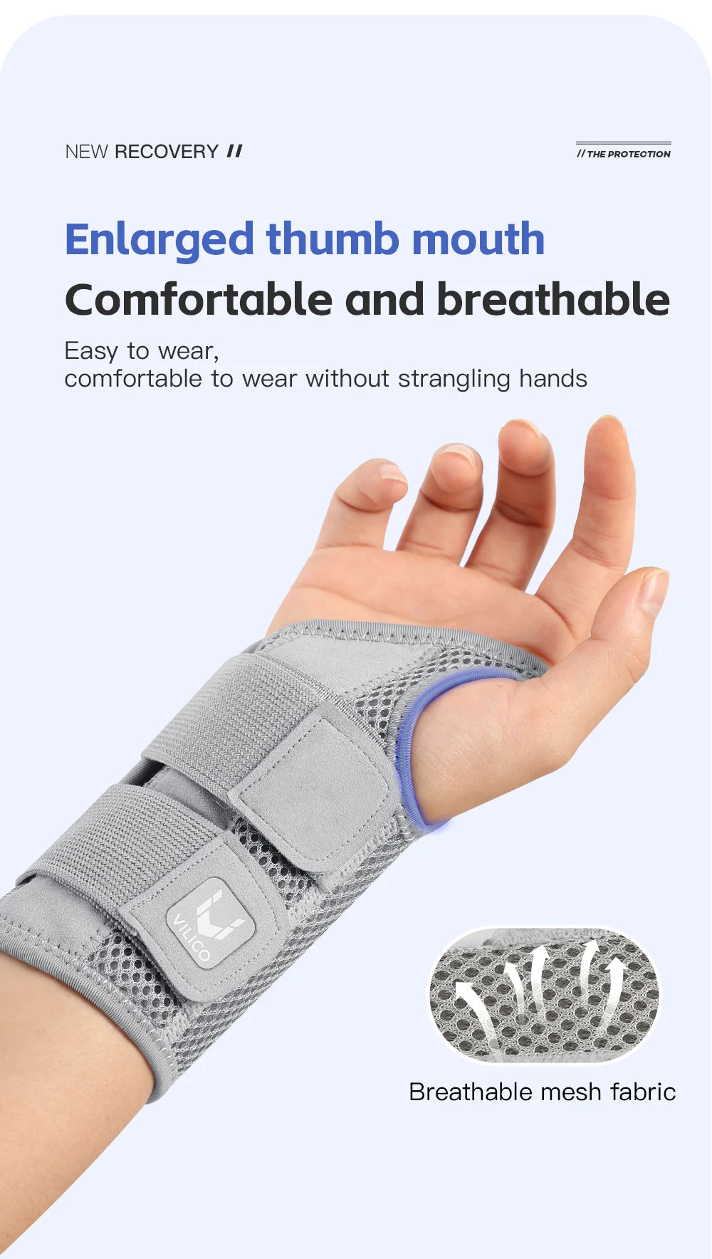 Wrist Brace for Carpal Tunnel Support - Cotton Splints