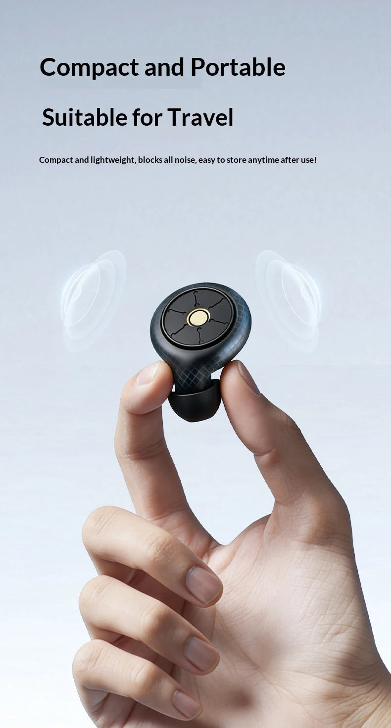 3D Blackout Sleep Mask with Noise-Cancelling Earplugs