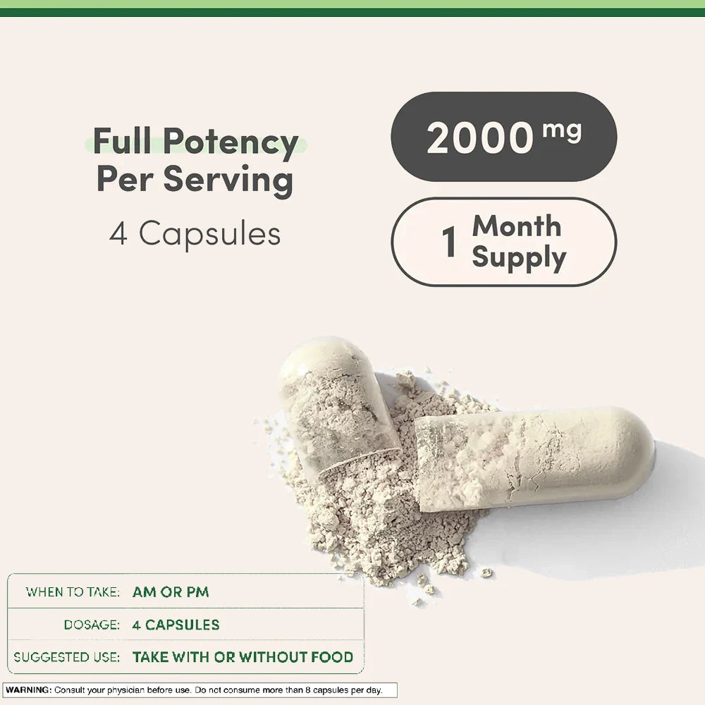 Magnesium L-Threonate Supplement 120 Capsules