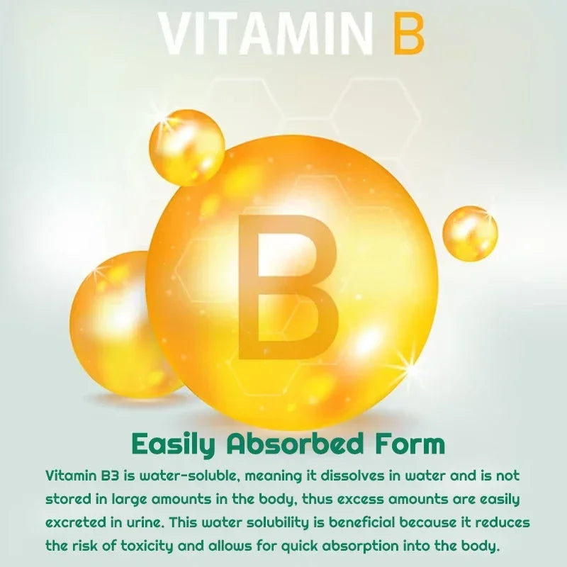 Niacinamide Vitamin B3 Capsules for Skin Health