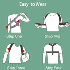 Adjustable Cotton Neoprene Back Posture Corrector Belt