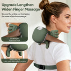 4D Neck and Shoulder Massager with PU Leather