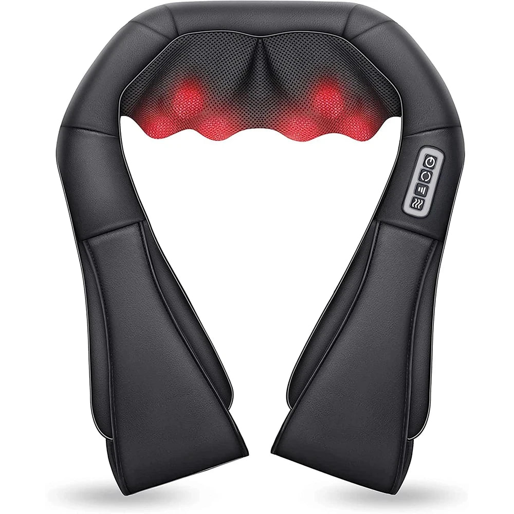 Shiatsu Neck and Shoulder Massager with Heat and Kneading