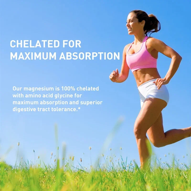 Magnesium Glycinate Supplement for Muscle and Nerve Health