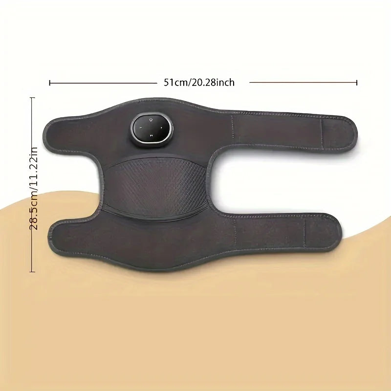 Heated Knee Massager with Adjustable Vibration and Heat