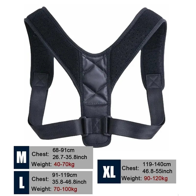 Back Posture Correction Belt Unisex Breathable Support