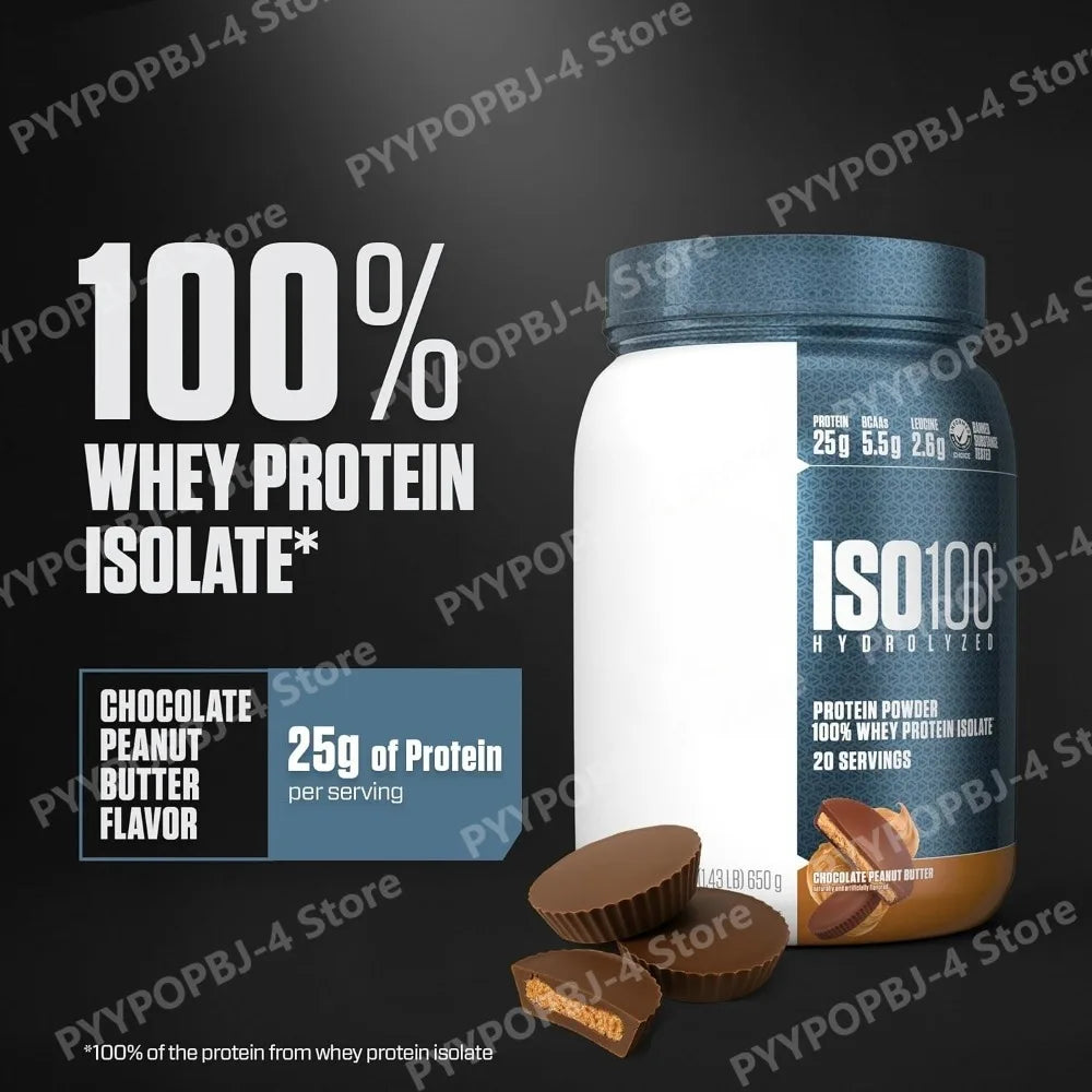 ISO100 Whey Protein Isolate Powder Chocolate Peanut Butter