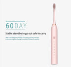 Electric Ultrasonic Toothbrush USB Charging Waterproof Adult