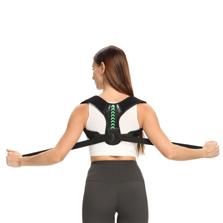 Adjustable Cotton Neoprene Back Posture Corrector Belt