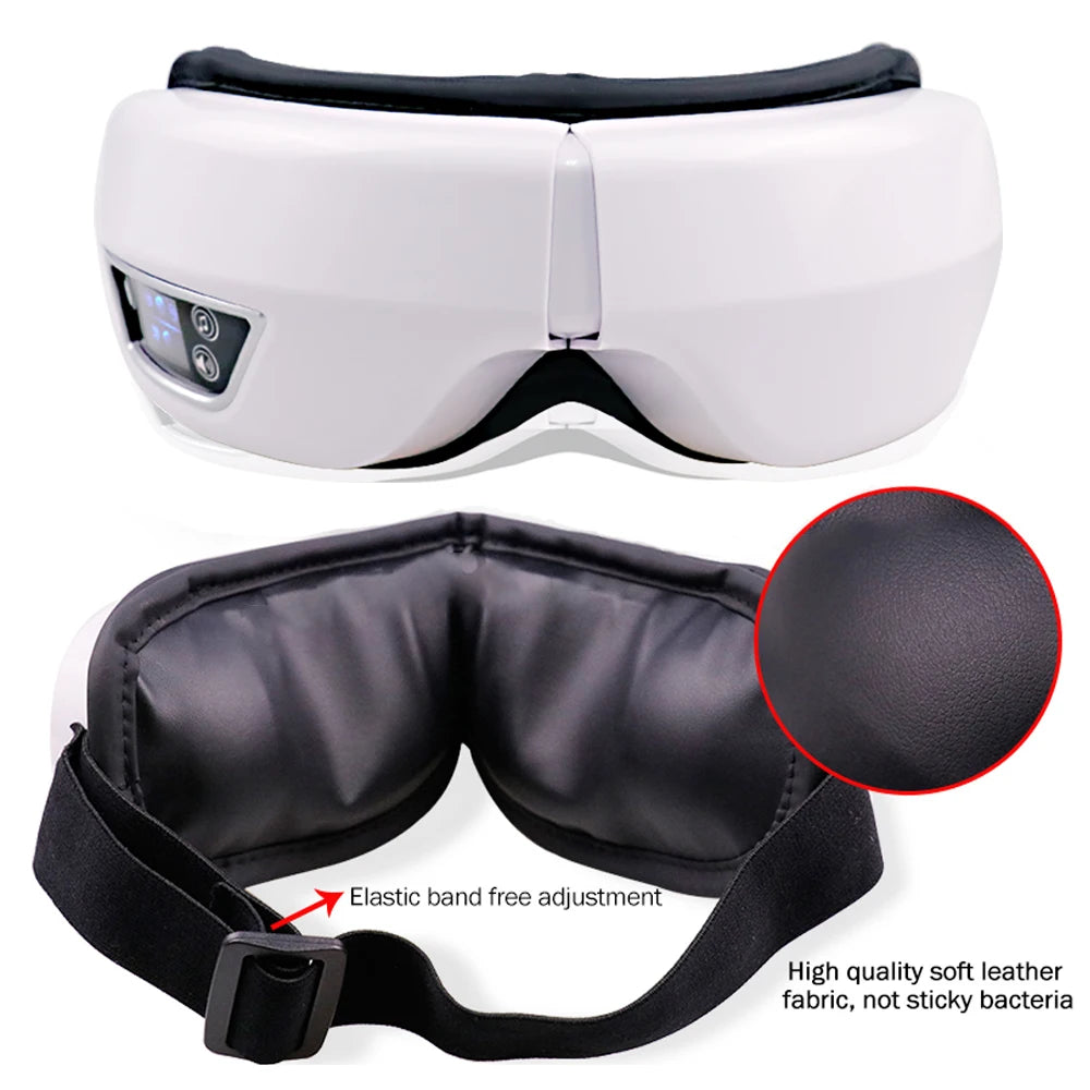 Smart Eye Massager with Bluetooth Music and Air Compression