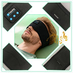 Wireless Bluetooth Music Eye Mask Headband with Noise-Cancellation