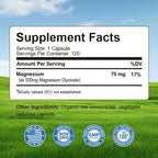 Magnesium Glycinate Supplement for Muscle and Nerve Health