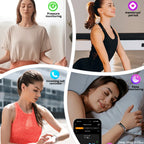 Women Smart Bracelet Fitness Tracker - Fine Steel Band