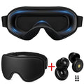 3D Blackout Sleep Mask with Noise-Cancelling Earplugs