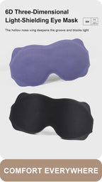 3D Soft Padded Eye Mask for Light Blocking Sleep Aid