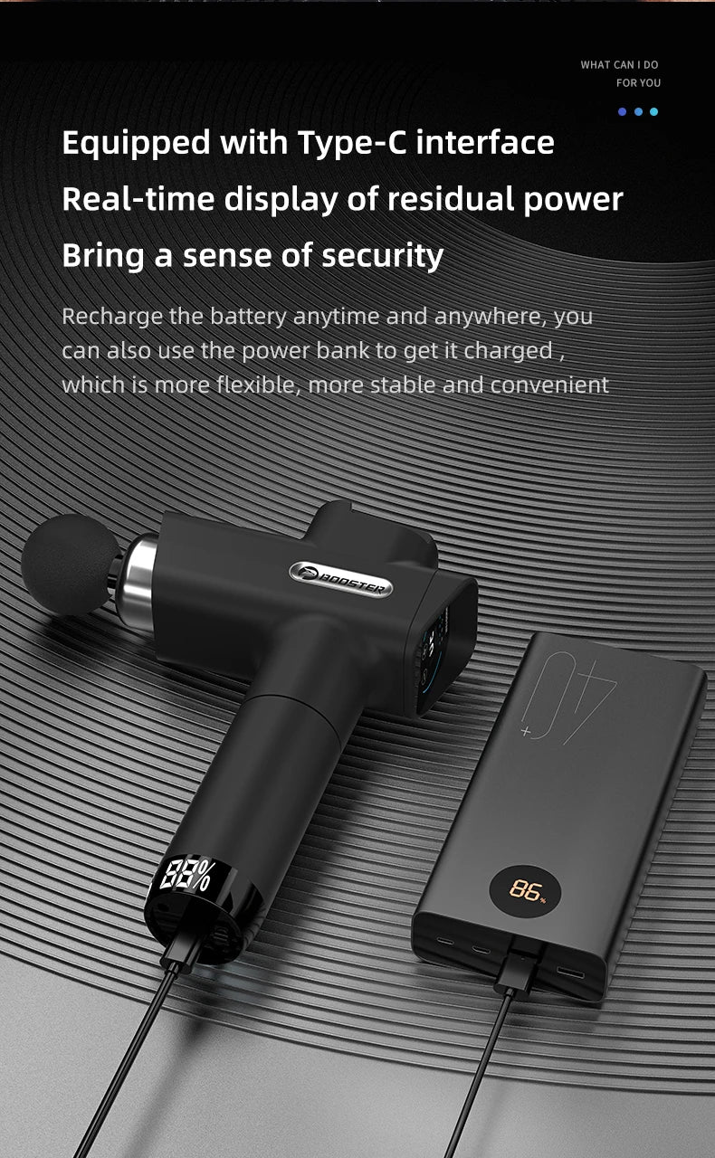 Booster M2-D Deep Tissue Massage Gun Portable Relaxation