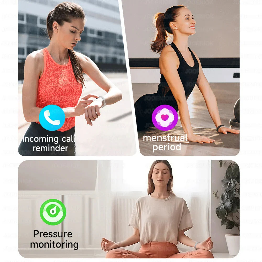 Smart Fitness Sports Band with Steel Strap and Heart Rate Monitor