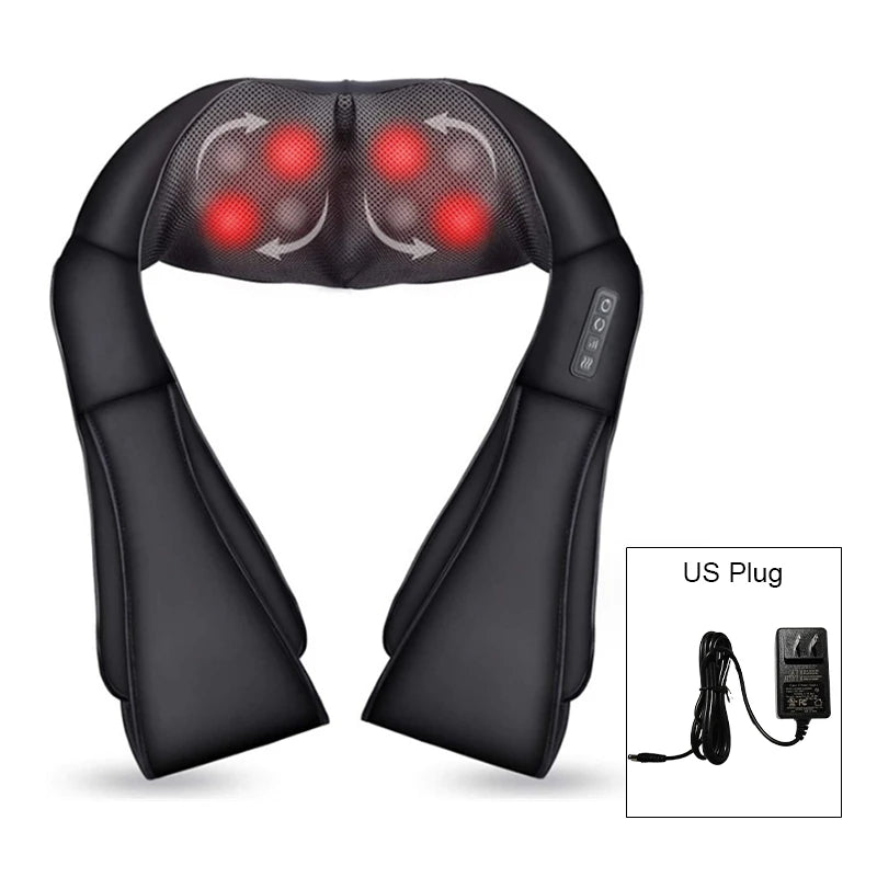 Shiatsu Neck and Shoulder Massager with Heat and Kneading