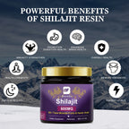 Himalayan Shilajit Resin Paste - 2 Bottles, 60g Each