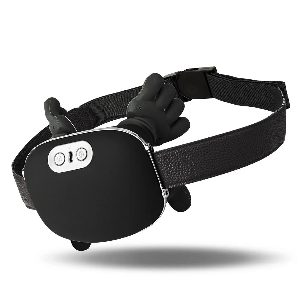 4D Neck and Shoulder Massager with PU Leather