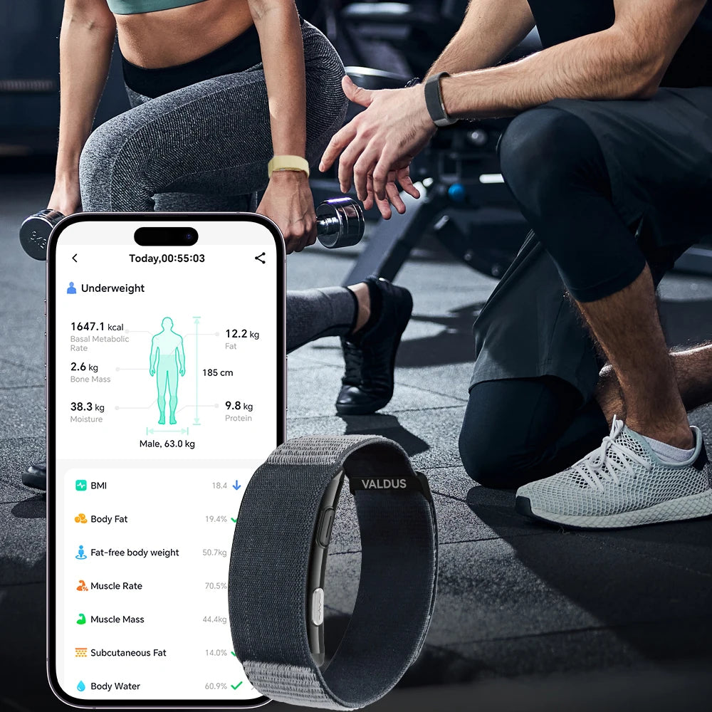 VALDUS VITRO ECG Smart Bracelet Waterproof Fitness Tracker