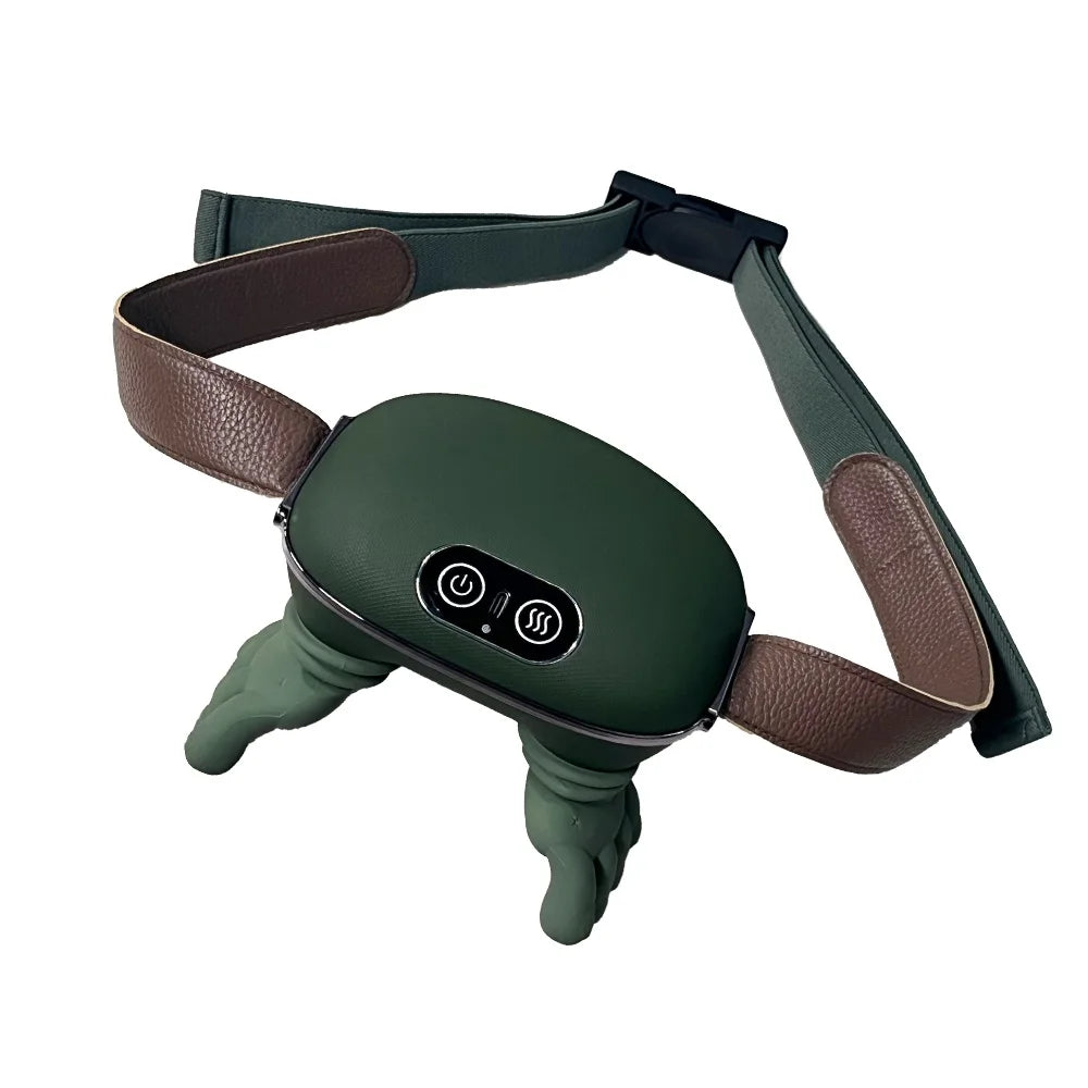 4D Neck and Shoulder Massager with PU Leather