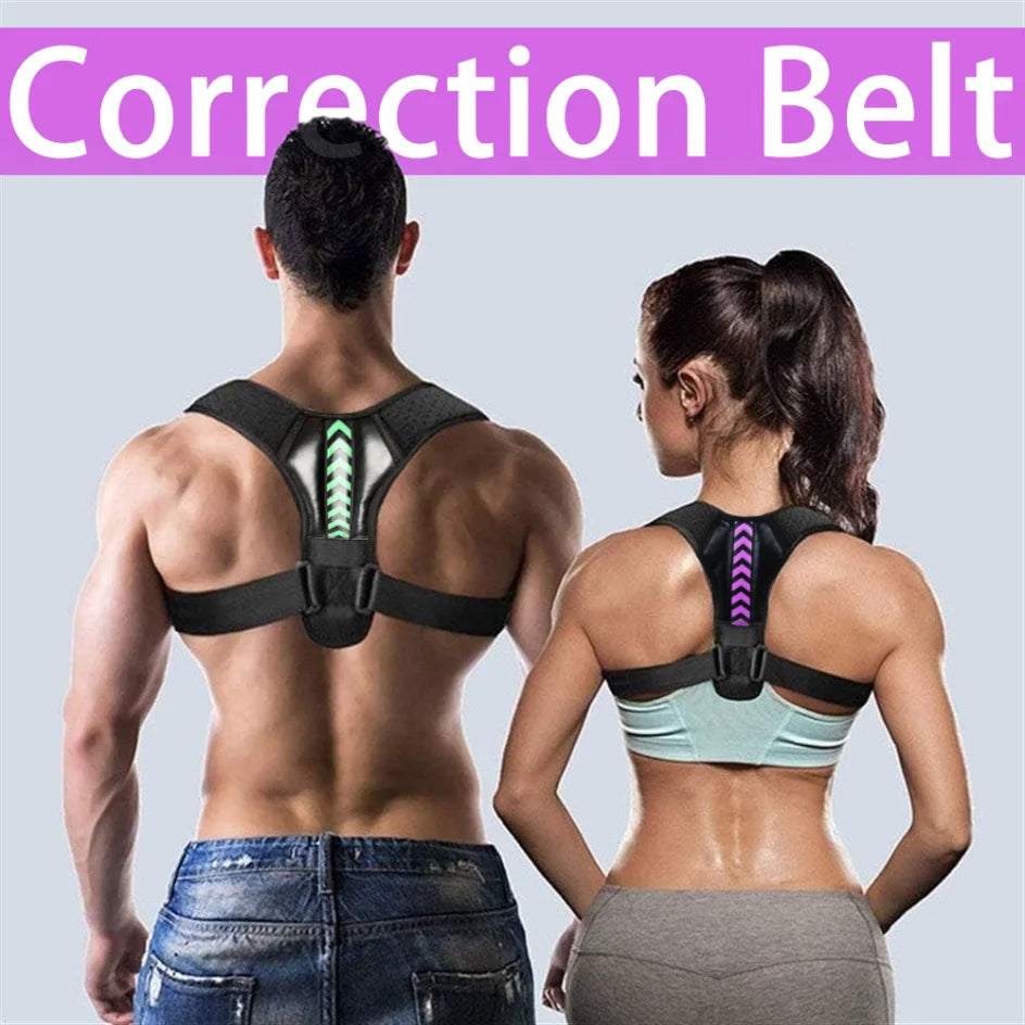 Adjustable Cotton Neoprene Back Posture Corrector Belt