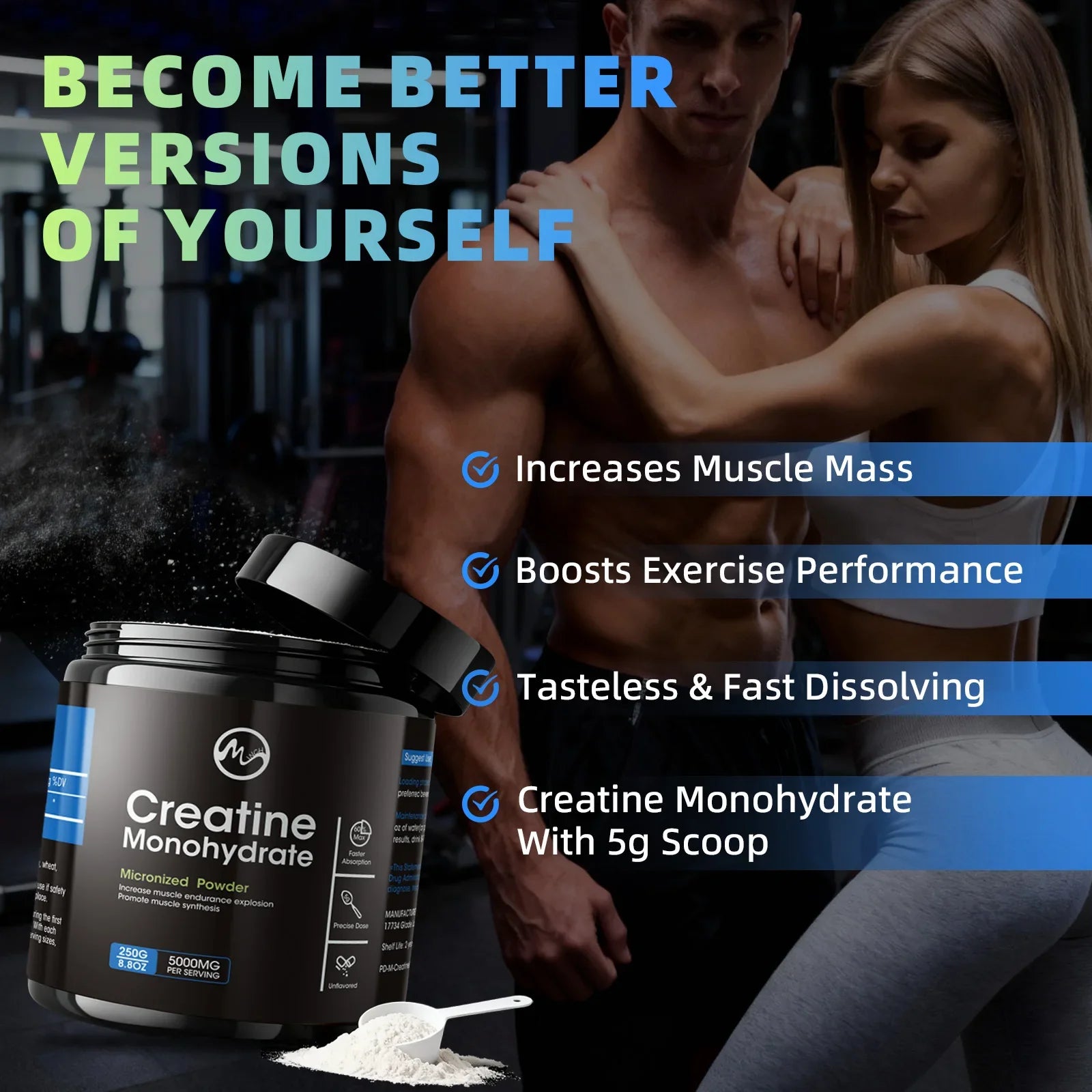 Minch Creatine Monohydrate 250G Adult Supplement