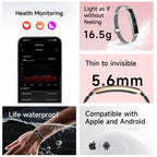Smart Fitness Sports Band with Steel Strap and Heart Rate Monitor