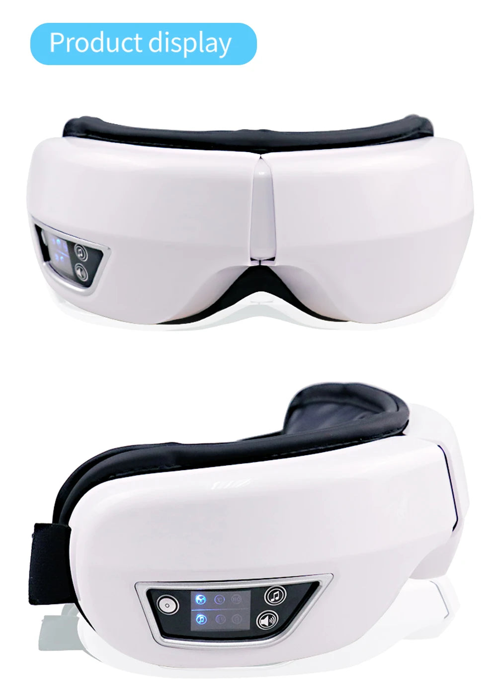 Smart Eye Massager with Bluetooth Music and Air Compression