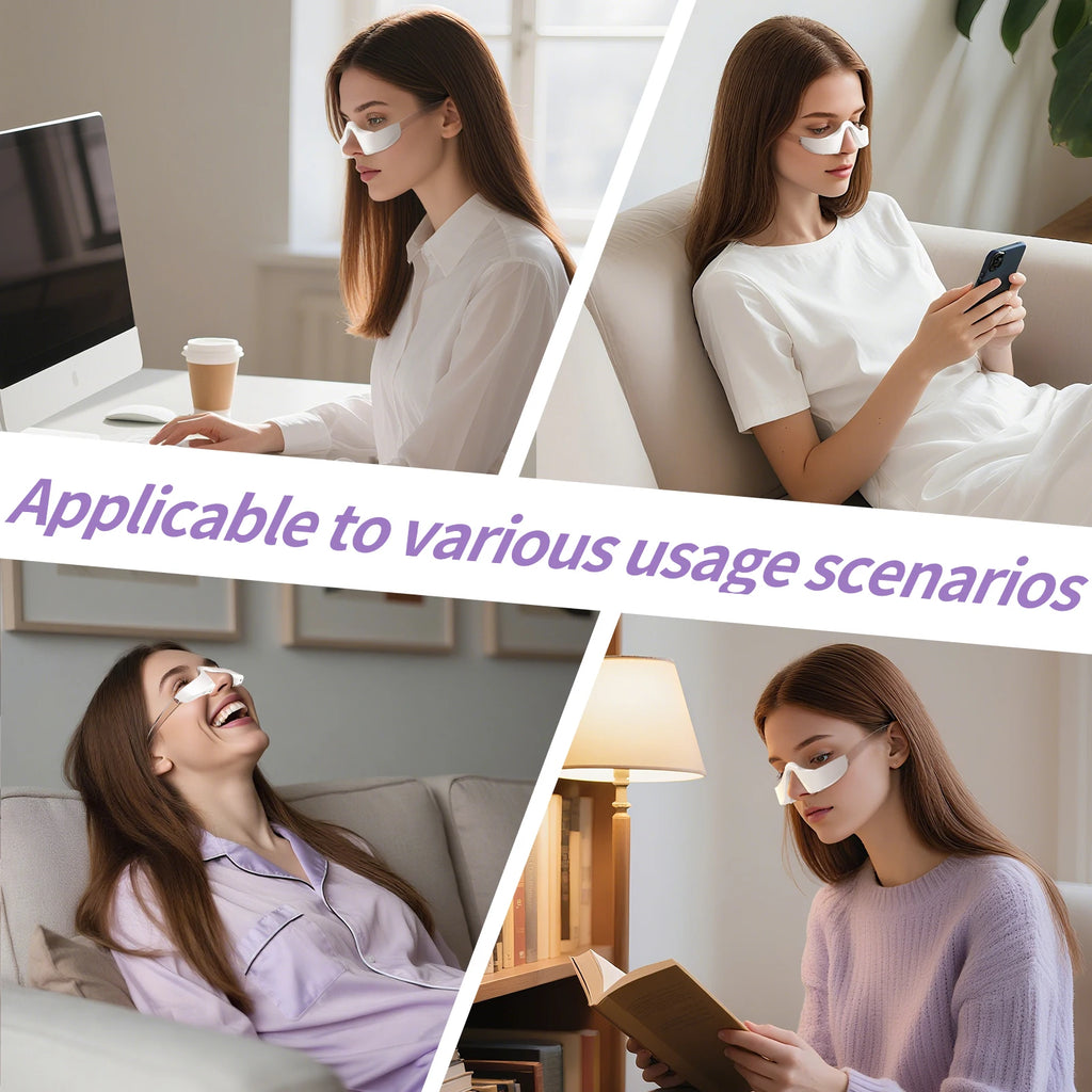 LED Eye Massager Glasses for Puffiness & Fine Lines